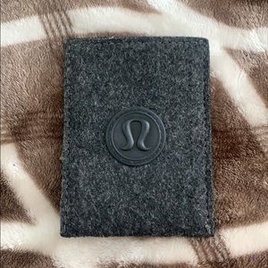 Lululemon card holder